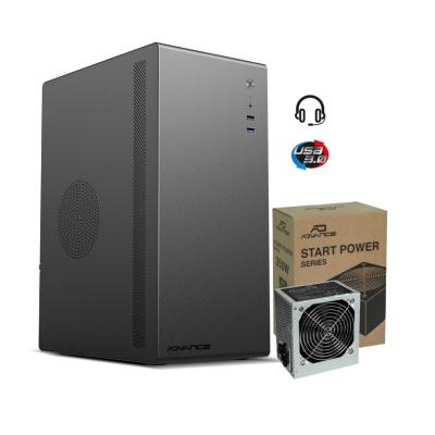 Bundle Boitier Mini-Tour OPTIMA NOIR + Alim 480W ventilo 12cm