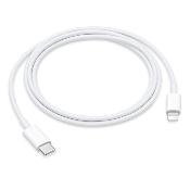 Câble APPLE USB-C vers Lightning - 1 mètre - BLANC - MQGJ2ZM/A