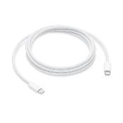 Câble APPLE USB-C vers USB-C - 2 mètres - BLANC - 240 W - MU2G3ZM/A