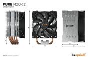 Ventilateur BeQuiet Pure Rock 2 BK006 Intel1700/1200/AM4/AM5